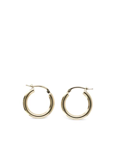 MM6 Maison Margiela engraved hoop earrings