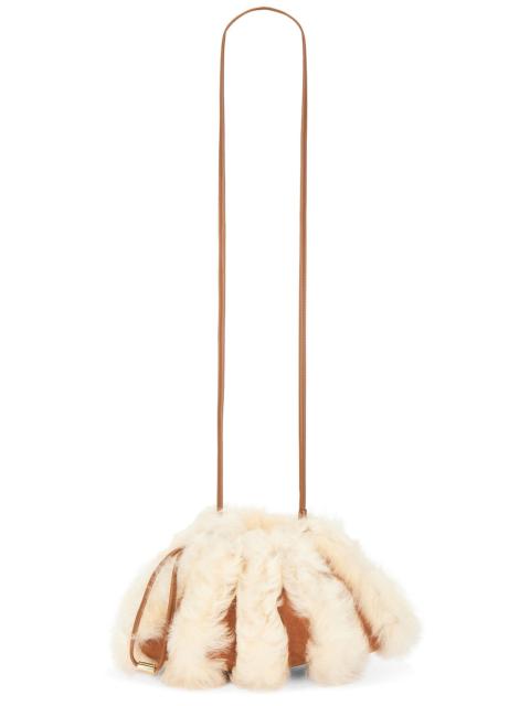 ULLA JOHNSON Adria Pleated Wave Mini Crossbody