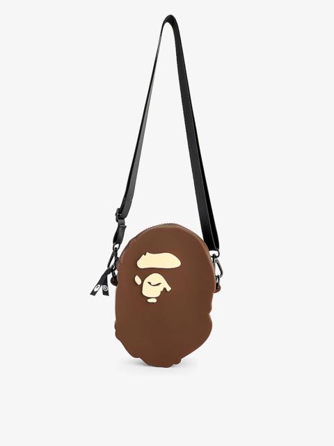 A BATHING APE® Ape Head silicone shoulder bag