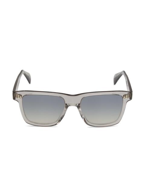 Oliver Peoples Men's Casian 54MM Square Sunglasses - Grey Grey