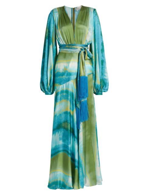 BRONX BANCO Women's ​Carmen Coastal Gown - Blue Multi