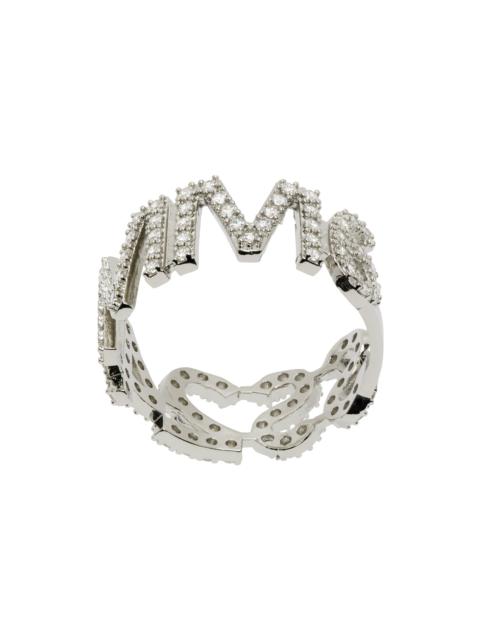 MM6 Maison Margiela Silver Letter Ring