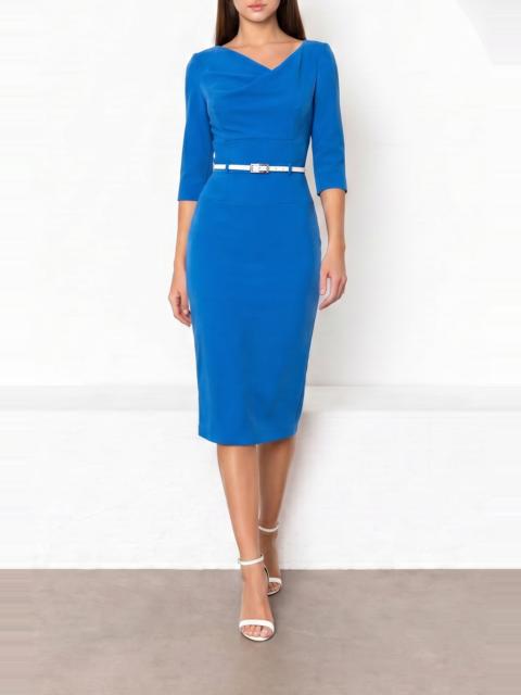 Black Halo 3/4 Sleeve Jackie O Sheath Dress