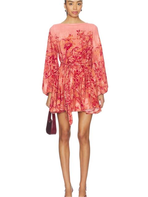 HEMANT & NANDITA Mini Dress With Tie Up Belt