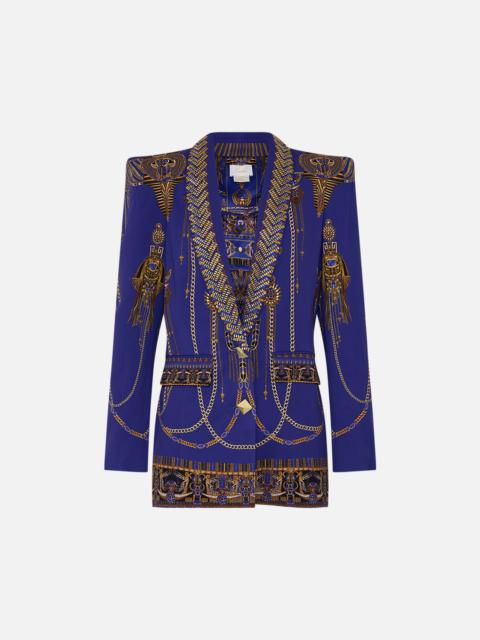CAMILLA PEAKED SHOULDER BLAZER