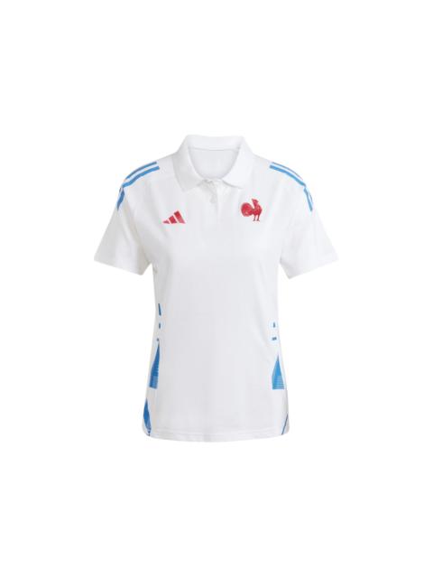 adidas adidas Women's France Rugby Polo Shirt White