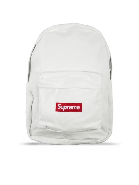 Supreme logo canvas backpack