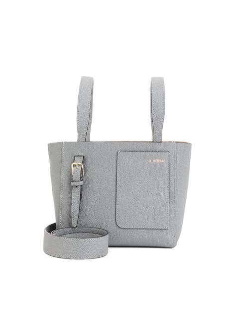 Valextra mini leather tote bag