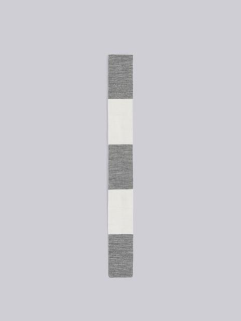 Thom Browne Wool Rugby Stripe Knit Tie