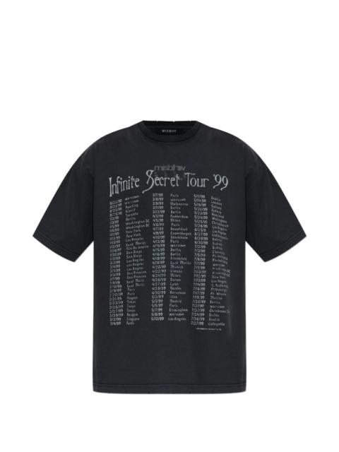 MISBHV infinite secret tour print T-shirt