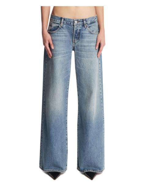 FRAME The Leo Jeans Rivage Blue
