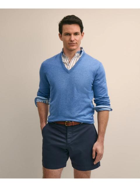 Brooks Brothers Supima® Cotton V-Neck Sweater