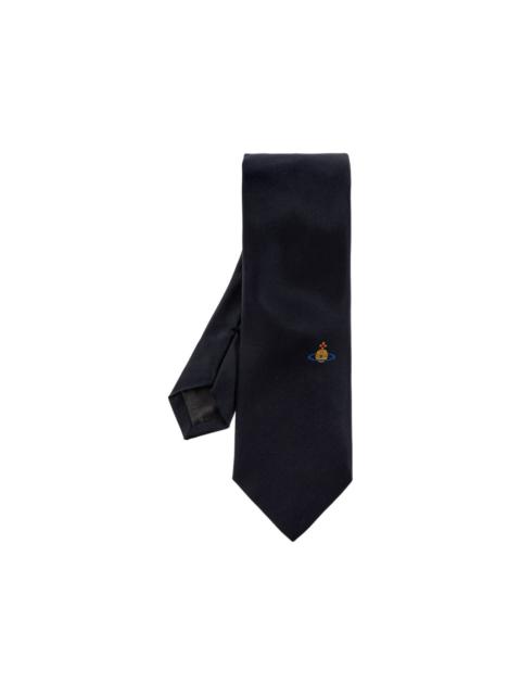 Vivienne Westwood Orb-embroidered silk tie
