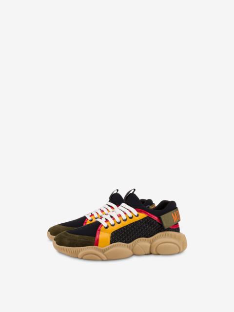 Moschino LOGO TAPE TEDDY SHOES