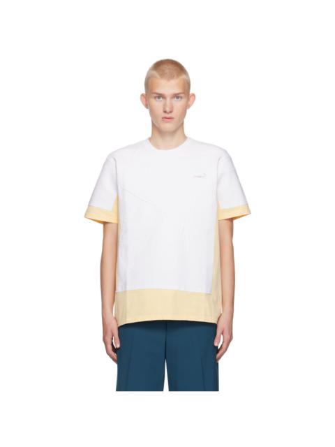 Marni White & Beige Double T-shirt