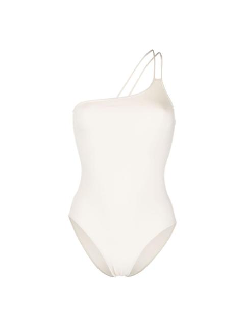 Guarana one-shoulder asymmetric swimsuit