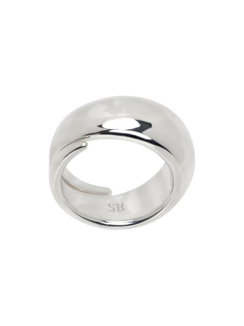Silver Large Winding Ring