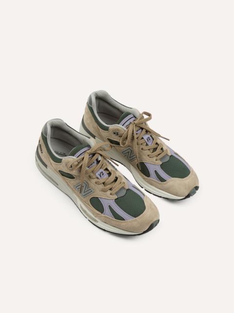 New Balance New Balance Tan 'Essentially Offbeat' Made in UK 991v2 Trainers