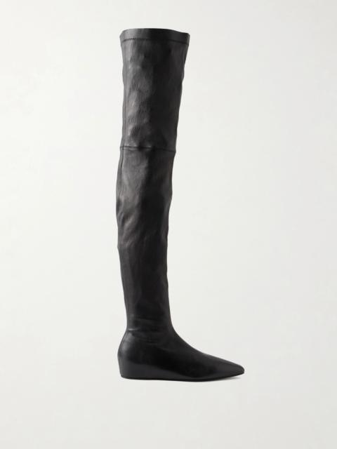 herbert levine All In All Leather Over-the-knee Boots