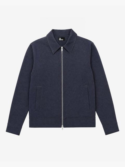 The Kooples NAVY ZIP-UP JACKET