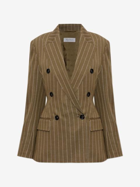 Max Mara pinstripe double-breasted blazer