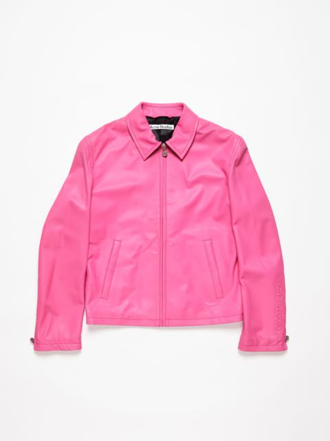 Acne Studios Leather jacket - Bubble Pink