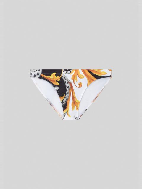 VERSACE Acanthus Print Swim Briefs