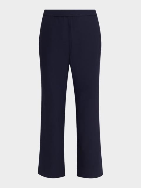 EILEEN FISHER Stretch Ponte Cropped Kick-Flare Pants