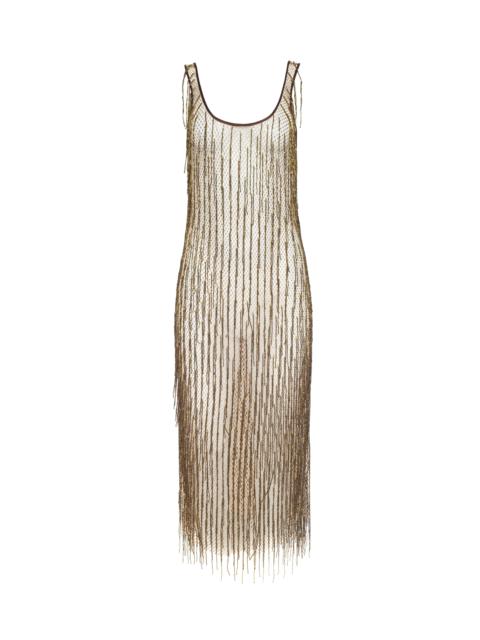 Gracelynn Beaded Fringe Dress