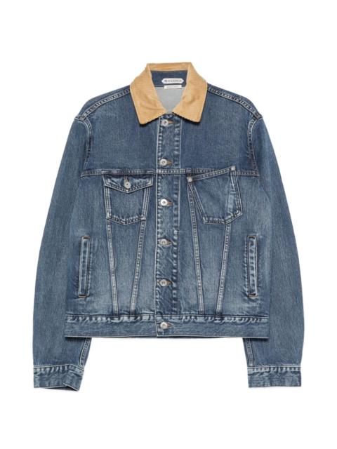 JW Anderson corduroy-collar denim jacket