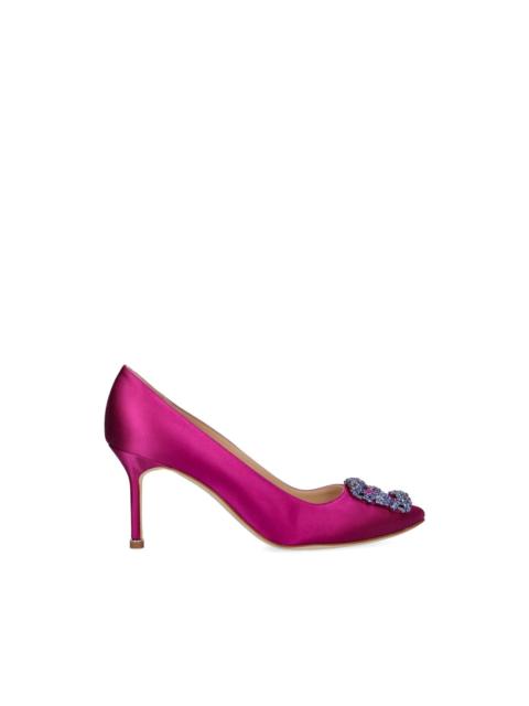 Manolo Blahnik Hangisi crystal-buckle pumps