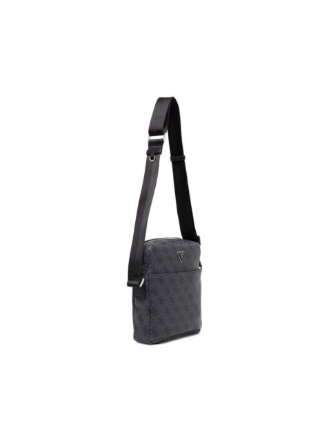 GUESS USA mini Torino monogram-print logo-plaque messenger bag