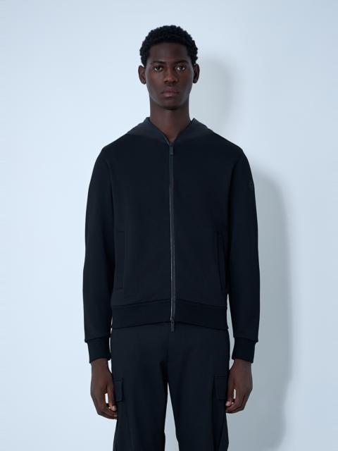 Moncler Cotton Logo Patch Cardigan