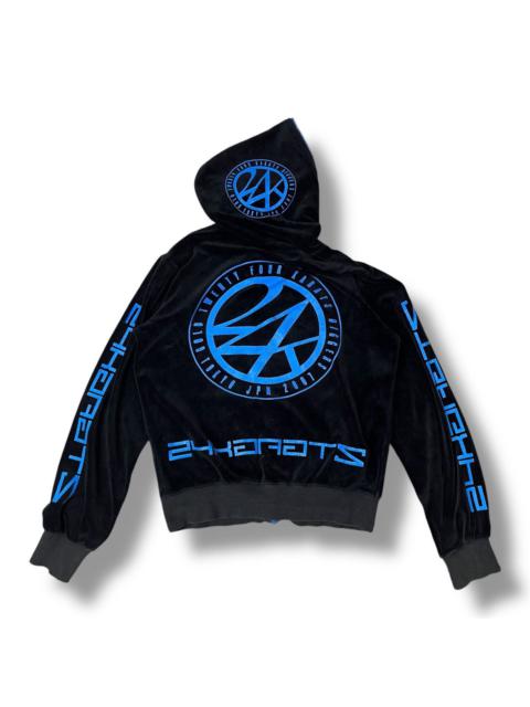 Other Designers Seditionaries - 24Karats Vintage Y2K Gold Digger Hoodie Big Logo