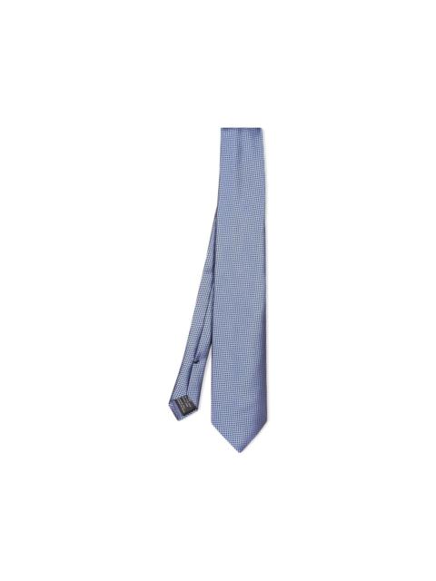 TOM FORD micro-pattern silk tie