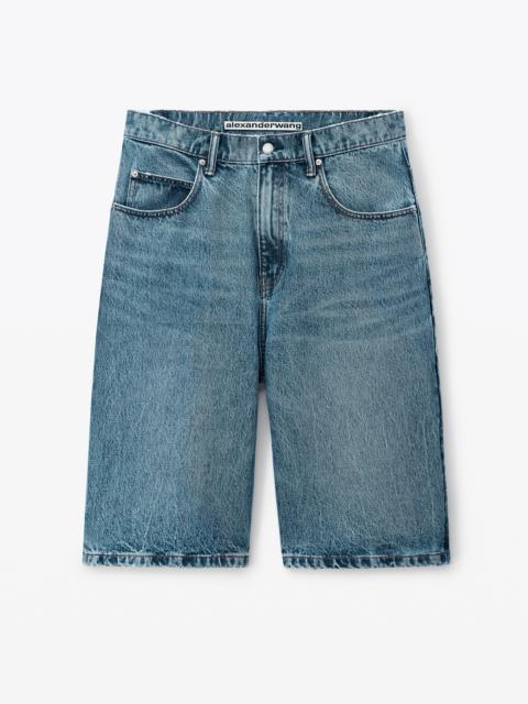 Alexander Wang CORE DENIM SHORT IN DENIM