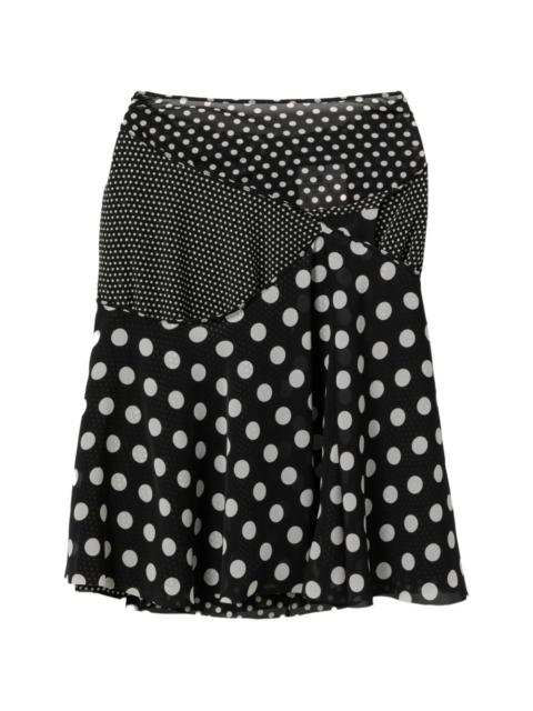 Junya Watanabe polka-dot skirt
