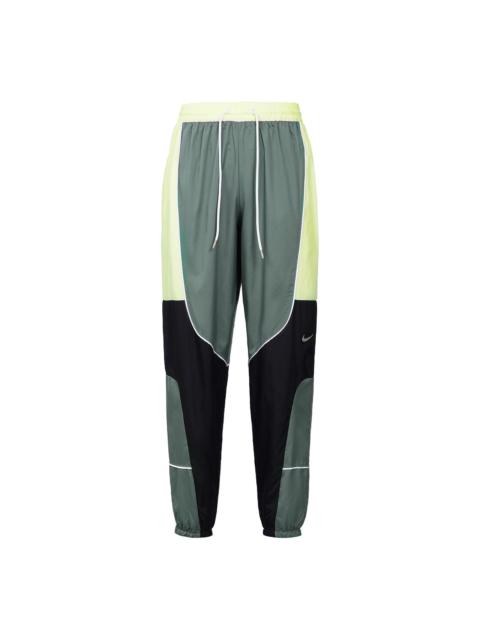 Nike Nike Throwback Colorblock Woven Basketball Bundle Feet Sports Pants CV1915-084