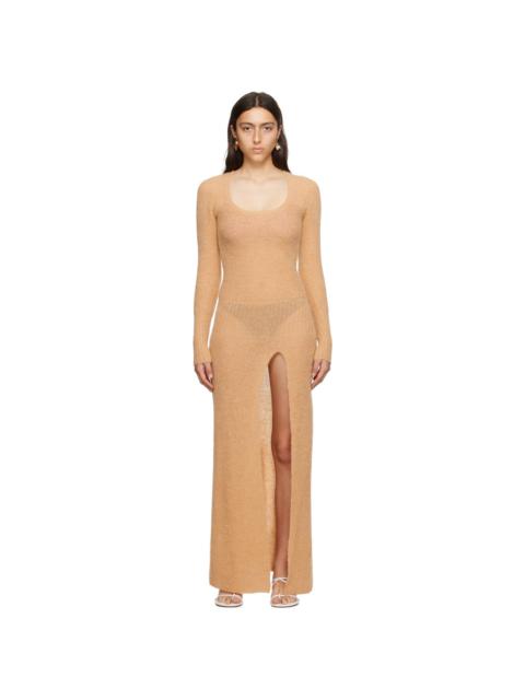 Beige Le Chouchou 'La Robe Dao' Maxi Dress