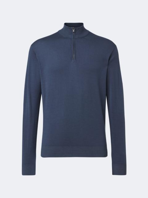 Sunspel Wool half-zip sweater