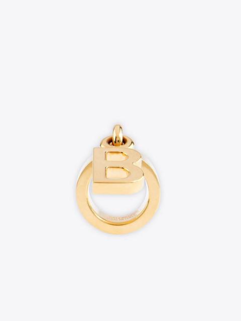 BALENCIAGA B Ring in Gold