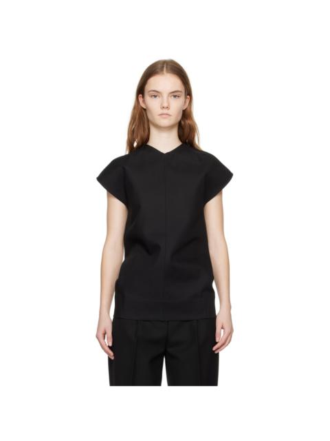 Totême Black Twisted Seam T-Shirt