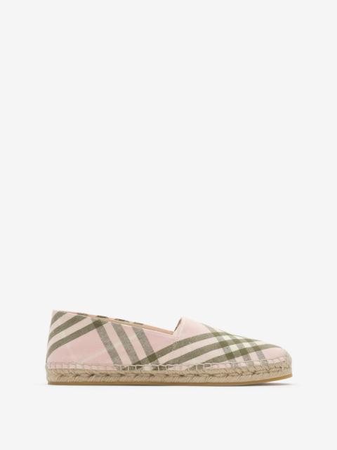 Burberry Check Mews Espadrilles​