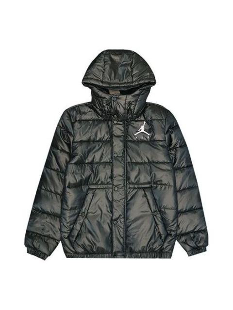 Jordan Air Jordan Athleisure Casual Sports warm hooded padded Jacket Black CQ4698-010