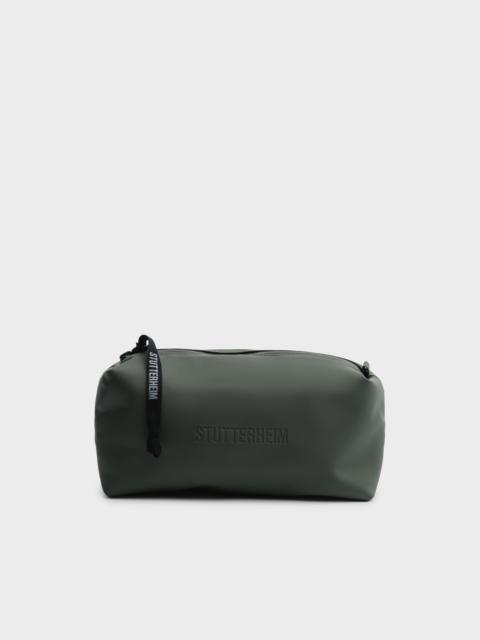 Stutterheim Container Large Wash Bag Green