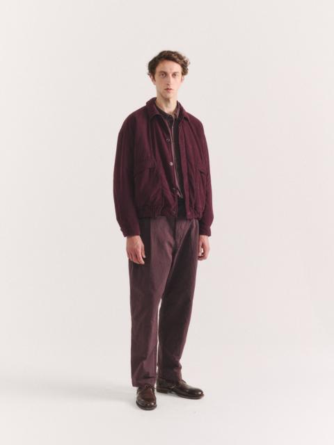 CASEY/CASEY AUBER BLOUSON - PIN CORD - BURGUNDY