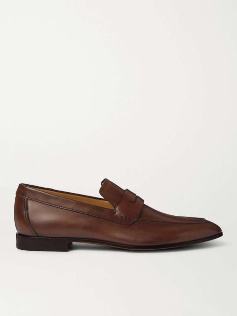 Berluti Lorenzo Leather Penny Loafers