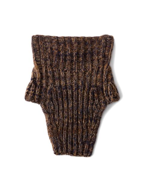 Prada knitted neck warmer