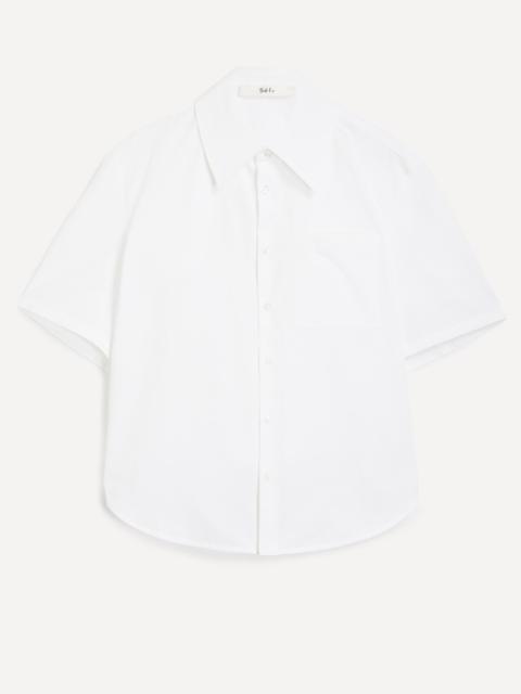 Séfr Waylon White Poplin Shirt