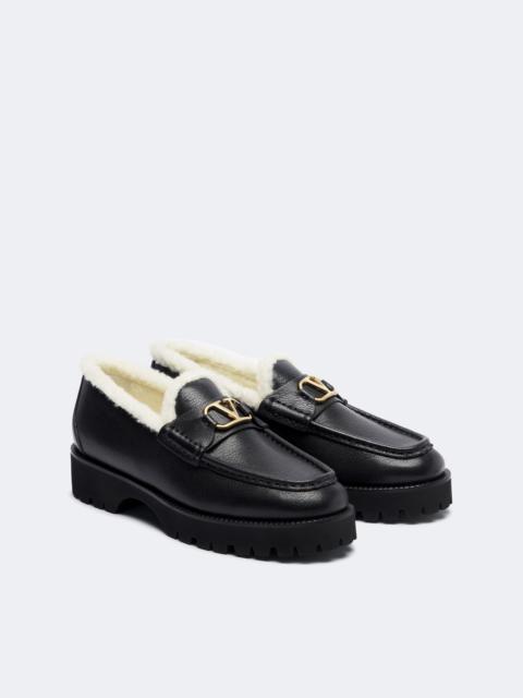 Valentino VLogo leather loafers